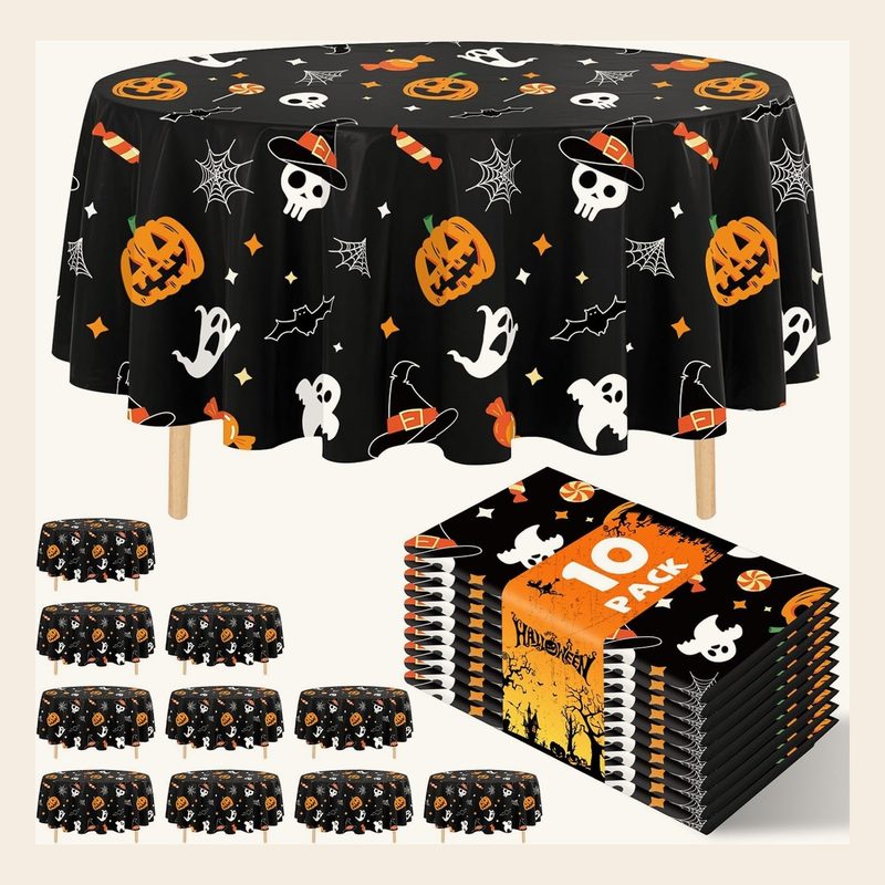Halloween tablecloth, 10-pack